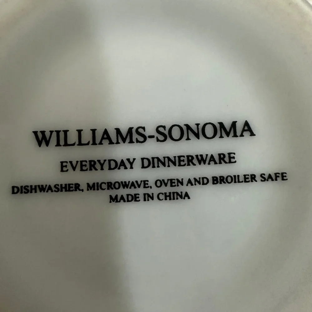 Williams Sonoma White‎ Espresso Cups Demitasse Set of 6